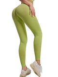 Wjczt Seamless Women High Waist Leggings Casual Breathable Legging Push Up Pant Sport Women Fitness Gym Clothes For Women Long Trouser