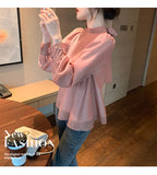 Wjczt Loose Chiffon Women Blouse Spring/Summer 2022 New Lantern Long Sleeve Bow Shirt Women&#39;s Blusas Mujer Elegant Organza Shirt 152i