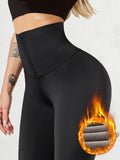 Wjczt Women High Waist winter Keep Warm Legging Sexy Push Up Leggings For Fitness Sports Corset Slim Sportswear Female Pants