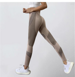 Wjczt Fashion Women Leggings High Waist Peach Hips Gym Leggings Quick-drying Sports Stretch Fitness Pants