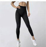 Wjczt Fashion Women Leggings High Waist Peach Hips Gym Leggings Quick-drying Sports Stretch Fitness Pants