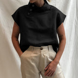 Wjczt 2022 Fashion Cotton Women&#39;s Blouse Plus Size New Summer Short Sleeve Women Shirt Loose White Female Clothing Tops Blusas 18898