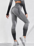 Wjczt Women Sexy Push Up High Waist Leggings Gym Activewear Seamless Legging Knitting Workout Femme Jegging