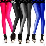 Wjczt New Spring Autume Solid Candy Neon Leggings for Women High Stretched Female Sexy Legging Pants Girl Clothing Leggins Spring