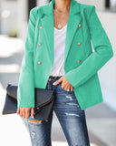 Wjczt 2022 Spring Blazer Women Coat Loose Women&#39;s Jacket Green Casual Female Blazers Woman Fashion OL Formal Elegant Coats Office Lad